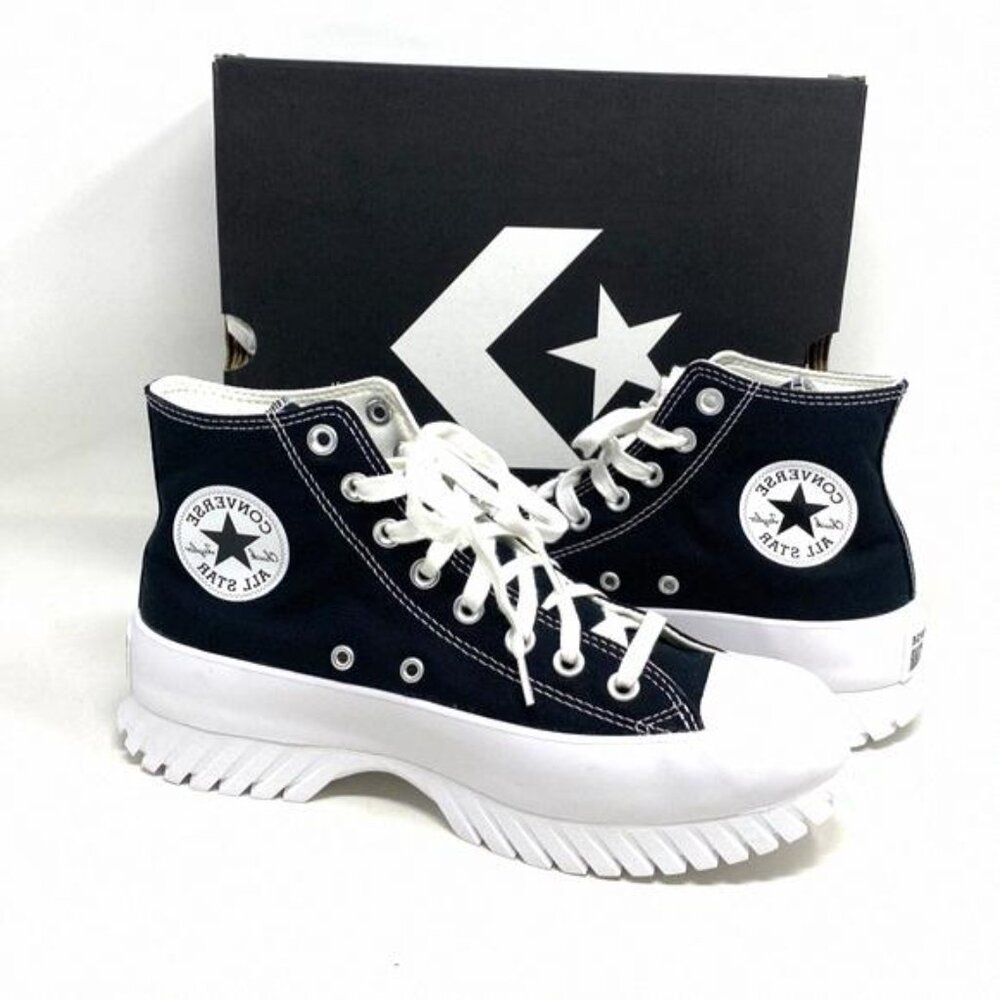 Converse Chuck Taylor All Star Lugged 2.0 High Top A00870C Canvas Black Women's - Picture 9 of 12